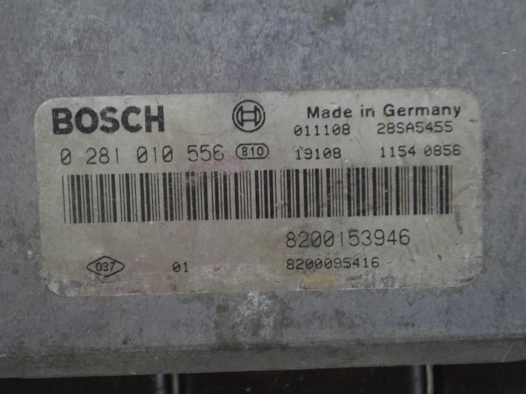Блок управления двигателем Renault Laguna 2 (2001-2007) 8200153946, 8200095416, 0281010556