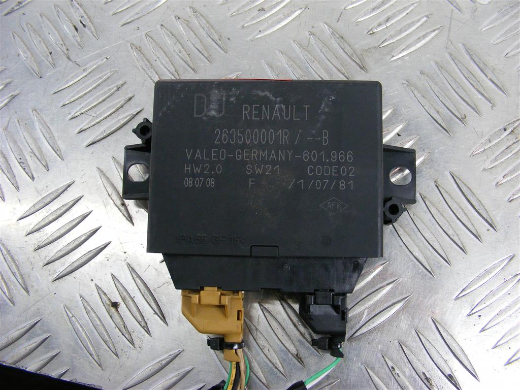 Блок управления парктрониками Renault Laguna 3 (2007-2015) 263500001