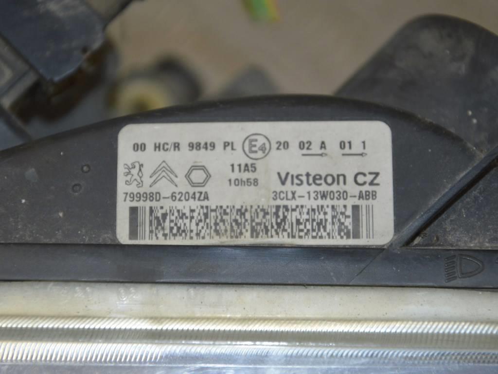 Фара левая Citroen Berlingo (2002-2012)