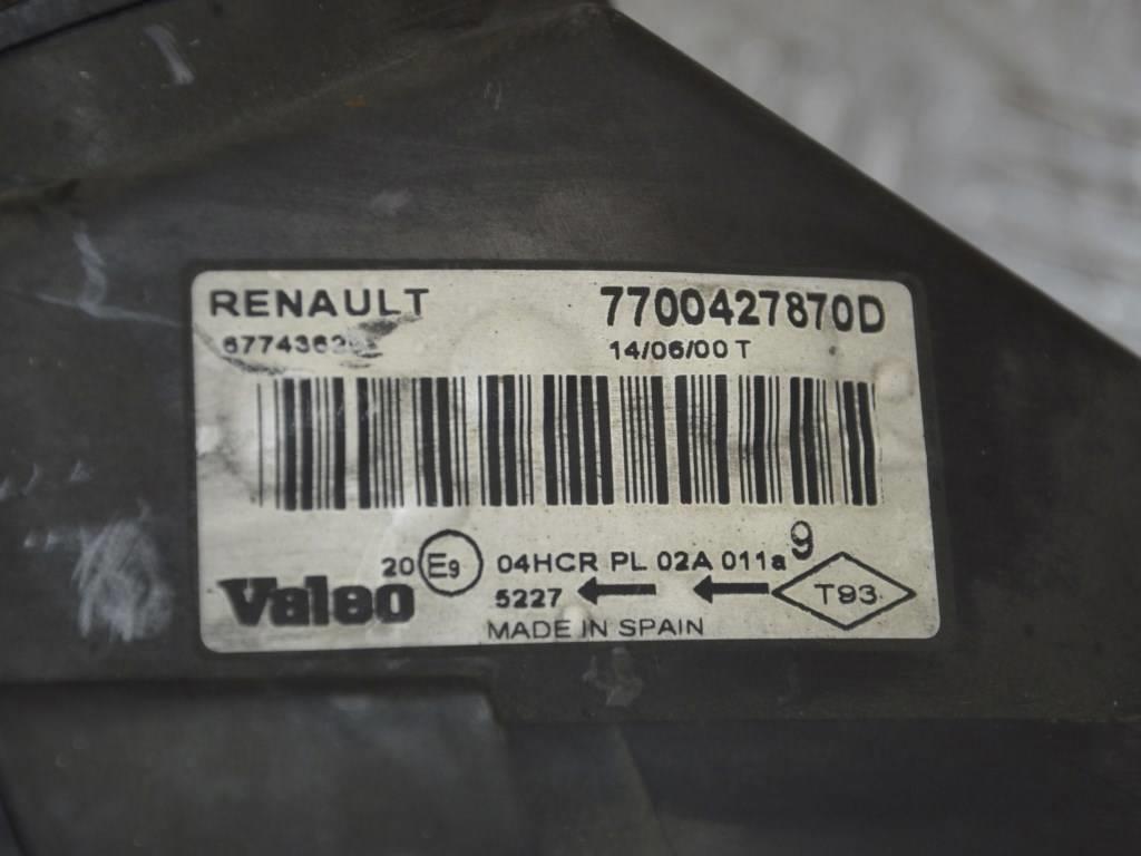 Фара правая Renault Megane 1 (1996-2002) 7700427870