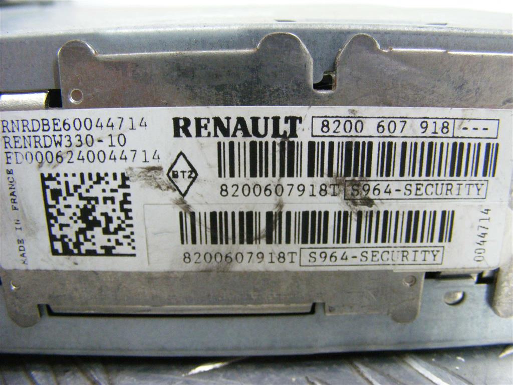 Магнитола Renault Clio 3 (2005-2012) 8200607918