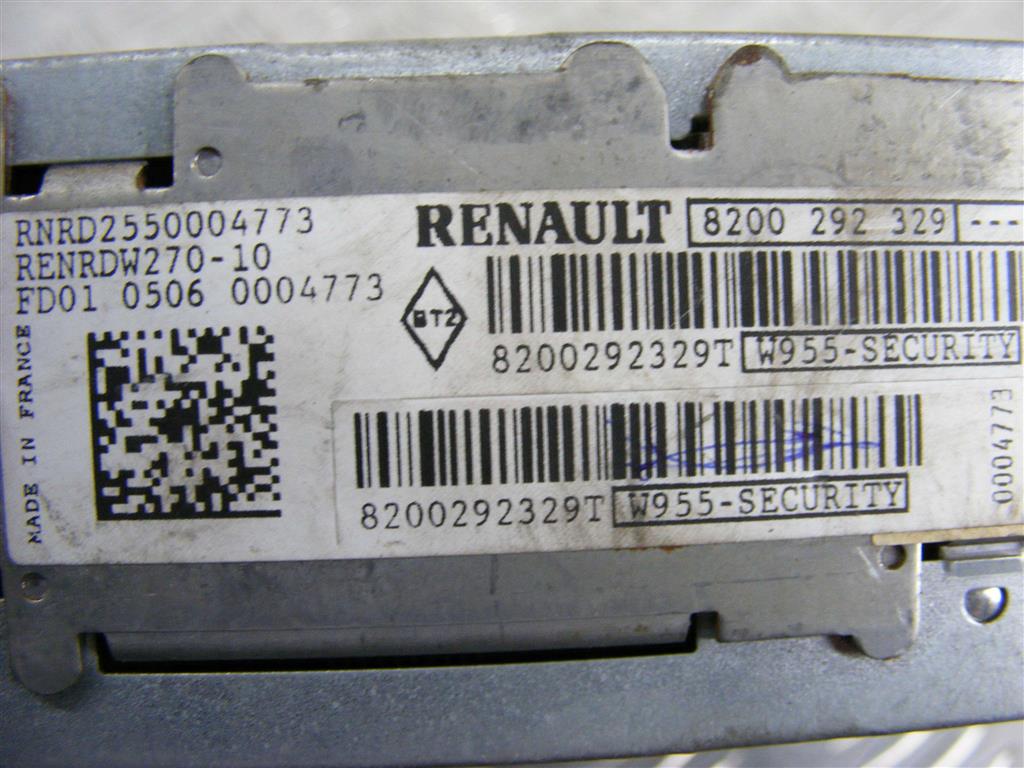 Магнитола Renault Laguna 2 (2001-2007) 8200292329