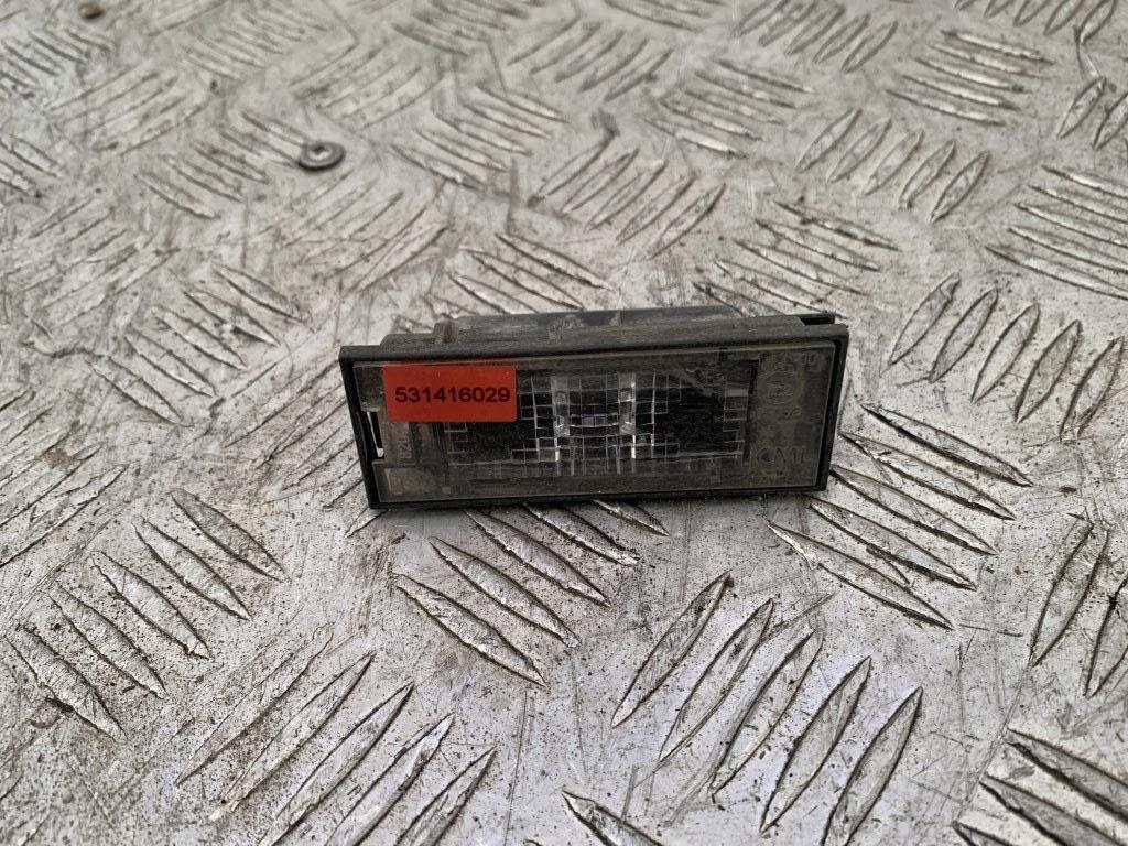 Подсветка номера