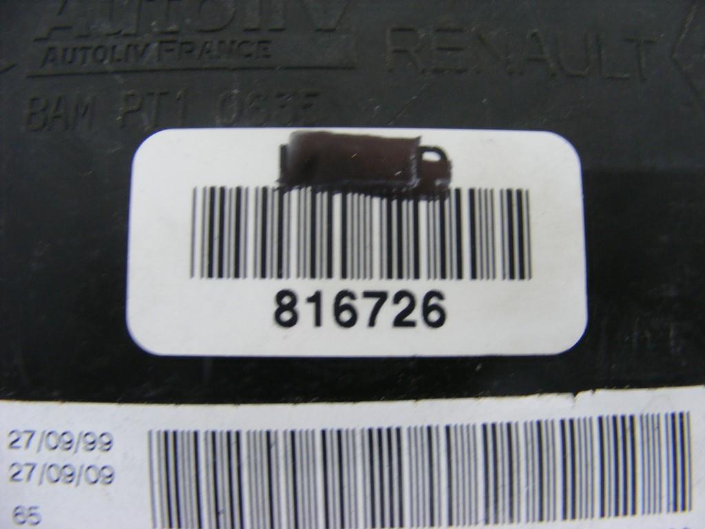 Подушка безопасности боковая (в сиденье) Renault Megane 1 (1996-2002) 8200027330