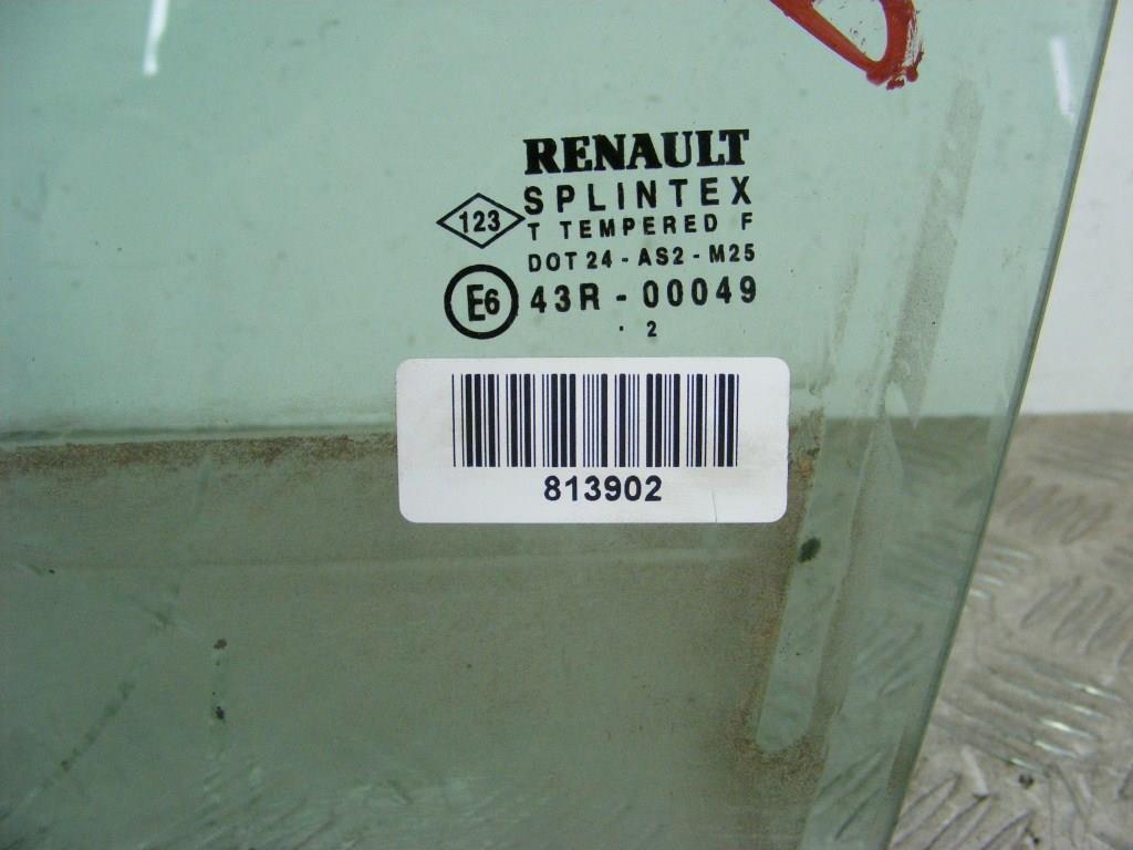 Стекло двери передней левой Renault Scenic 1 (1996-2003)