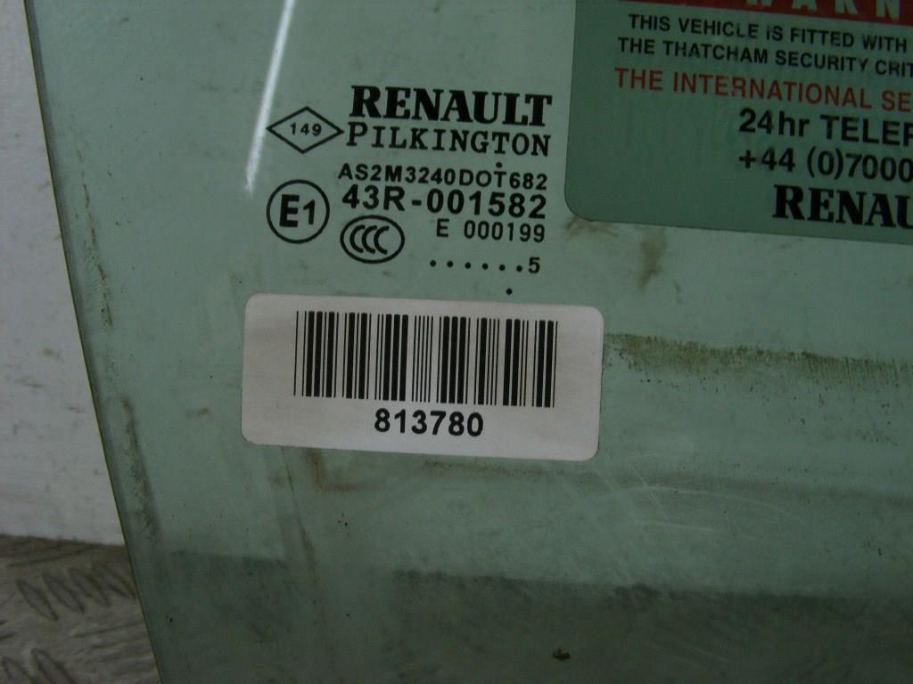 Стекло двери передней правой Renault Laguna 2 (2001-2007)