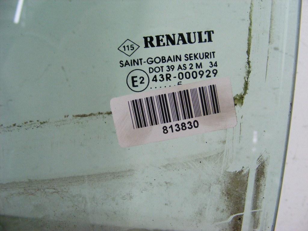 Стекло двери задней левой Renault Laguna 2 (2001-2007)