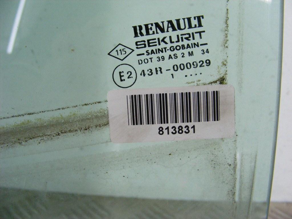 Стекло двери задней левой Renault Laguna 2 (2001-2007)