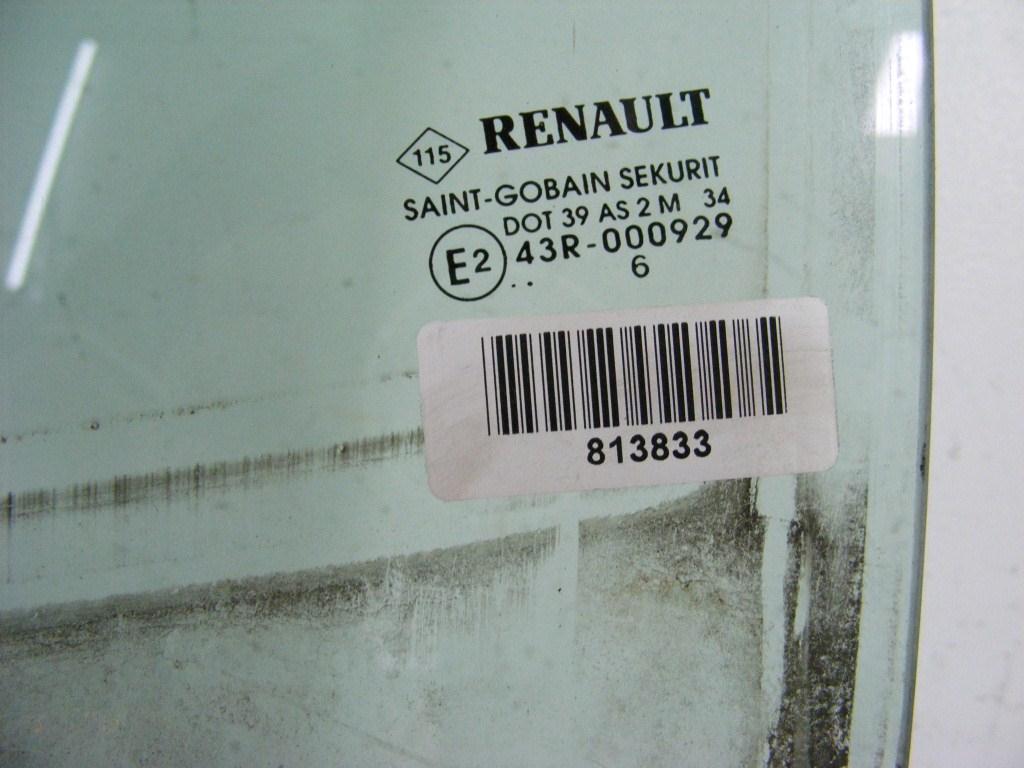 Стекло двери задней левой Renault Laguna 2 (2001-2007)