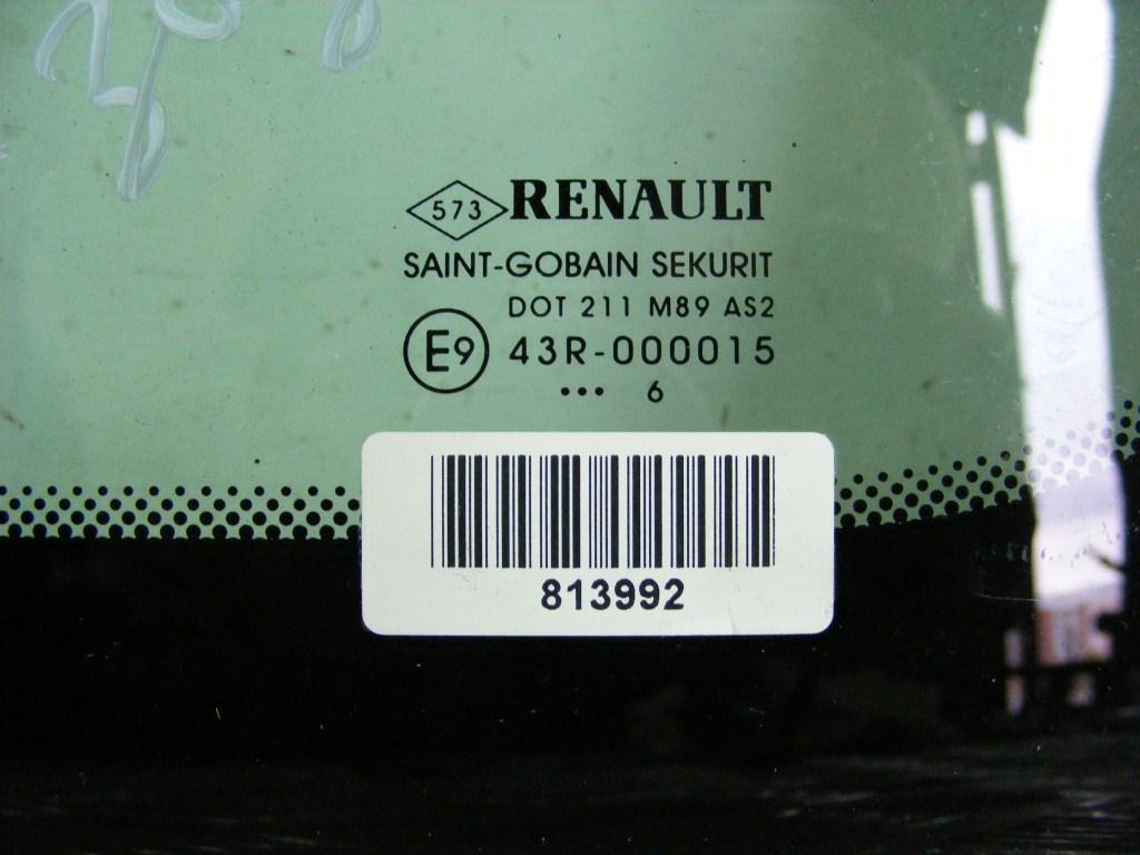 Стекло кузовное боковое правое