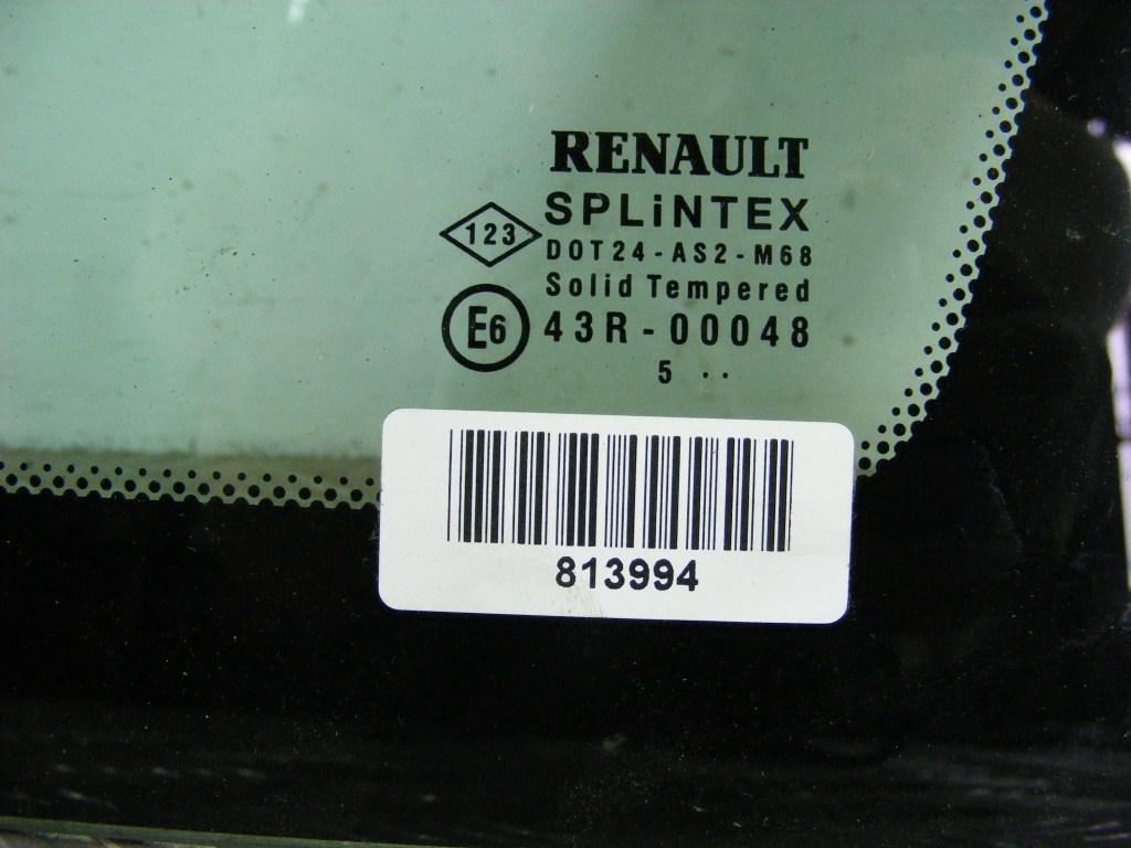 Стекло кузовное боковое правое