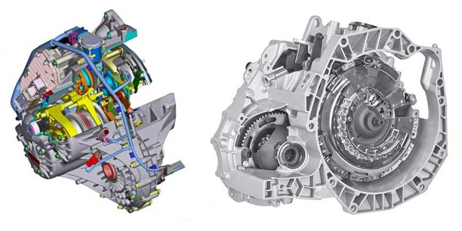 transmissiya renault edc 6 v razreze