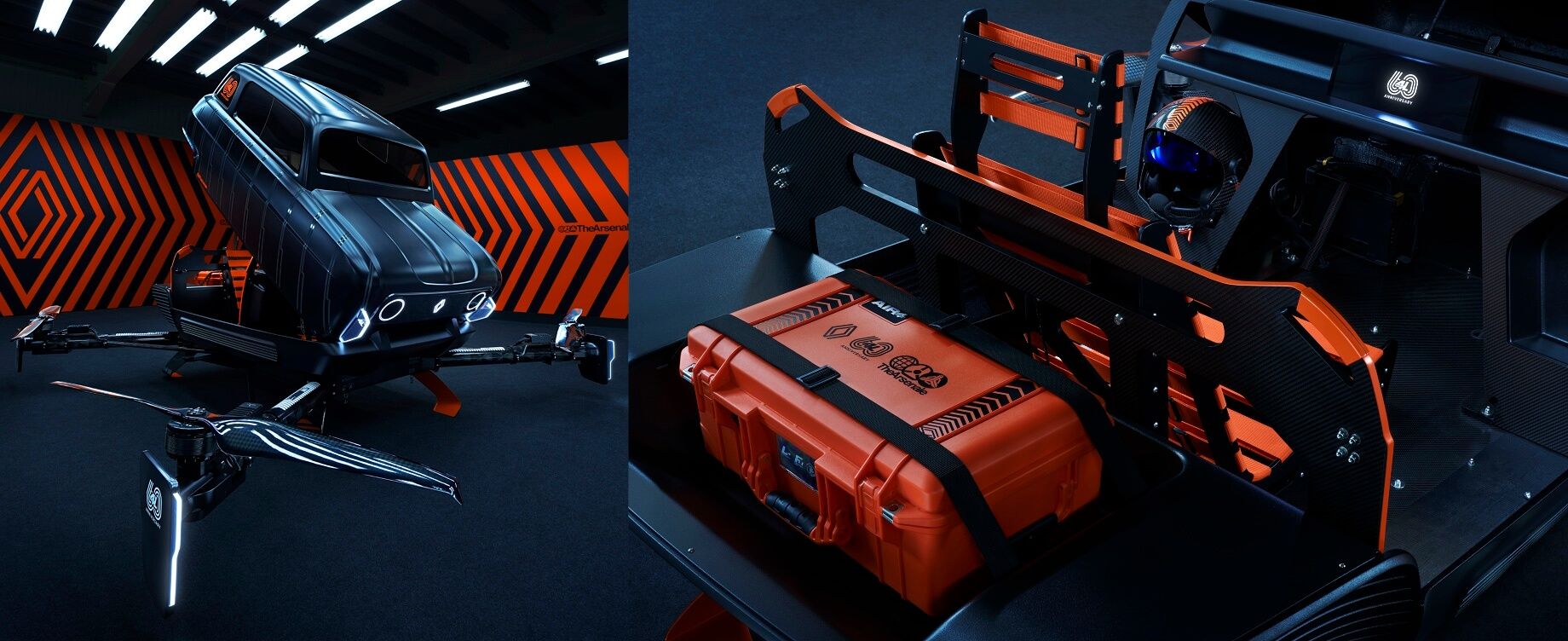 Необычный квадрокоптер от Рено