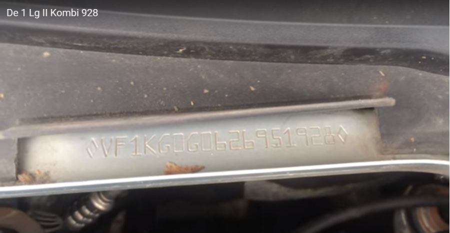 Renault VIN ВИН код Рено